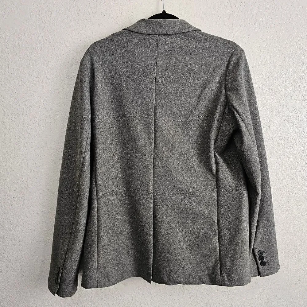 Kenneth Cole Blazer Jacket Sport Coat Men's S Heather Grey Two Button Dresswear